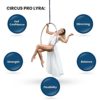 CircusPro Premium Aerial Hoop Lyra - Handmade Single Point Aerial Lyra Hoop 35inch - 640Lbs Capacity Strength Tested Aerial Hoops for Home, Gym and Dancing Studio - High-Quality Aerial Equipment - Image 3