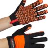 SAFE HANDLER Super Grip Gloves | Textured Grip Palm, Non-Slip Texture, Hook & Loop Wrist Strap, BLACK/ORANGE, L/XL, 1 pair (2 gloves) - Image 5