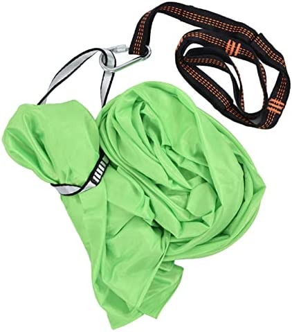 Luroze Aerial Yoga Hammock, High Strength Nylon Breathable Training Hammock Soft and Comfortable Relieve Pain Pilates Silk Swing Set for Yoga, Swing, Fitness(Green) - Image 6