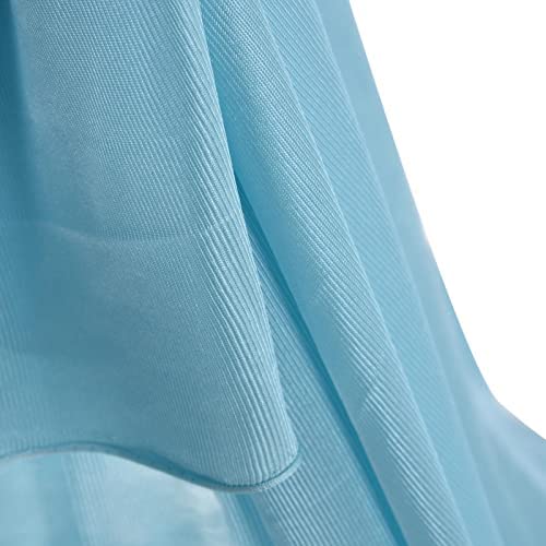 SALUTUY Yoga Sling, Aerial Yoga Swing Set Breathable Elastic Durable 25KN/5620 Lbf Easy to Set Up Aerial Yoga Hammock Kit Comfortable for Body Firming Aerial Yoga(Light Blue) - Image 7