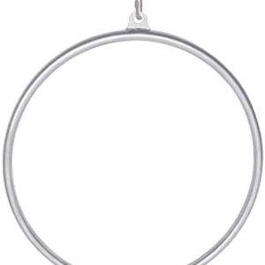 DYRABREST Rings, 85CM Aerial Hoop, Circus Aerial Equipment, Yoga Hoop, Aerial Rings Equipment, Professional Aerial Lyra Suitable for Homes, Studios, Dance Studios, Gyms and Performance Venues