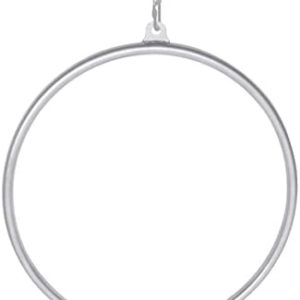 DYRABREST Lyra Hoop Aerial Hoop Set,Single Tab Yoga Ring33.5/35.4in Dancing Circus TrainingTested 440LBS for Dancing Studio, Aerial Fitness