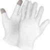 Sibba 2 Pairs Touch Screen Moisturizing Gloves White Cotton Moisturizing Gloves Overnight Bedtime Heal Eczema Sleeping Lotion Hand Spa Treatment Gloves Repair Rough Cracked Dry Chapped Hands Skin - Image 8