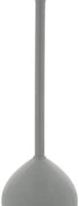 Bath Bliss Firm Grip Tulip Toilet Bowl Brush | Self-Closing & Opening | Extra Long Handle | Rust Free | Strong Bristles | Bathroom Cleaner | Grey