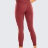 CRZ YOGA Women's Naked Feeling Workout Leggings 25 Inches - 7/8 High Waist Yoga Tight Pants - Image 2