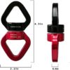 HISSEN MILE Swing Swivel,30KN 360°Safety Rotational Device Hanging Accessory for Aerial Silks Dance,Children's Swing,Hanging Hammock - Image 2