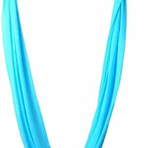 Wusteg Aerial Yoga Hammock Silk Fabric Swing Durable Multi-Functional Elastic Yoga Hammock Training Accessory Yoga Pilates Inversion Tool for Beginners and Professional