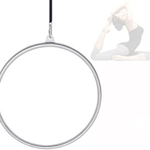 TBVECHI Lyra Aerial Hoop Kit 85cm/90cm Stainless Strength Tested Circus Aerial Equipment Yoga Hoop Single Point Aerial Ring Set
