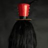 Mini Ringmaster Ringleader Small Top Hat Headband - Lion Tamer Headpiece - Toy Soldier Costume Accessories, Red/Black/Gold, One Size - Image 3