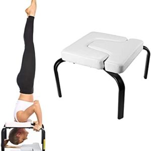 Yoga Headstand Bench, Yoga Chair Inversion, Yoga Inversion Bench for Practice Head Stand, Shoulder Stand and Strength Training Workouts for Family Gym