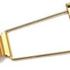 Alnicov 6 String Guitar Trapeze Tailpiece Bridge for Jazz Archtop Guitar Replacement - Gold - Image 6