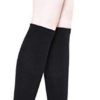 KONY Women's Cotton Knee High Socks - Casual Solid & Striped Colors Fashion Socks 3 Pairs (Women’s Shoe Size 5-9) - Image 4