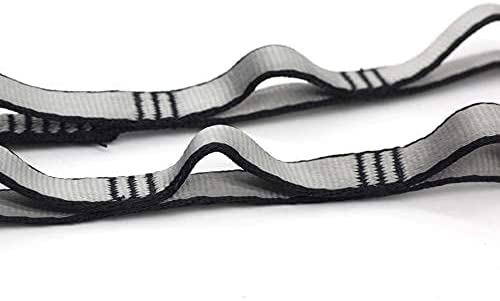 PRIOR FITNESS 2pcs Nylon Daisy Chain Straps for Aerial Yoga Hammock Swing Adjustable Aerial Silk Extender Strap Rope Anti-Gravity Yoga Extend Belts - Image 4