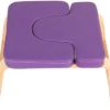 Puluomis Yoga Headstand Bench Stand Yoga Chair for Family, Gym - Wood and PU Pads - Image 5