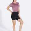 CADMUS Workout Crop Tops Women Racerback Dry Fit Athletic Shirts Short Sleeve 3 Piecese - Image 7