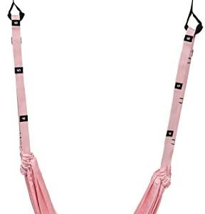 DOITOOL Yoga Hammock Polyester Aerial Yoga Swing for Antigravity Yoga Inversion Exercises Improved Flexibility Core Strength Violet
