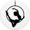 Aerial Hoop Lyra Circus Flow Arts Aerialist Black and White - Image 3