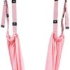 Flurries👍 Aerial Yoga Door Hanging Trapeze Sling Kit - Air Flying Yoga Hammock Swing Set - Antigravity Inversion Tool - Gravity Yoga Exercise Flexibility Trainer for Beginner Gym Home Fitness (Pink) - Image 2