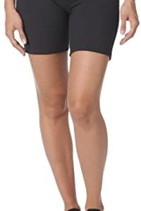 Hanes Women's Stretch Jersey Bike Shorts, Women’s Cotton Bike Shorts, Women’s Athletic Shorts, 7" Inseam