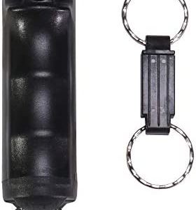 Zarc VEXOR Police Strength Pepper Spray, Flip-Top Finger Grip, 20+ Shots, 10-12 Ft. Range w/Key Release