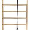 Victory Martial Arts Swedish Ladder Wood Stall Bar Suspension Trainer – Physical Therapy & Gymnastics Ladder w/ 11 Strategic Rods. Solid Pine. - Image 4