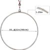 HISSEN MILE Lyra Hoop,Aerial Hoop Lyra Set,3ft Inner Dia Stainless Lyra Hoop with Accessories and Storage Bag for Dancing Studio, Aerial Fitness,ect - Image 2