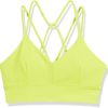 Core 10 Women's Spectrum Strappy Longline Plunge Yoga Sports Bra - Image 6