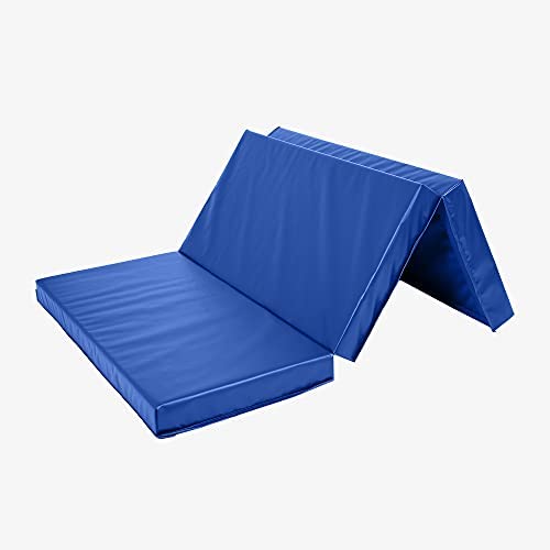 IncStores IncStores 4 Inch Thick Folding Landing Mat | Vinyl-Wrapped Foam Gymnastics Mat - Image 4