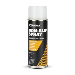 Anti-Slip Spray for Increased Grip on Fiberglass, Acrylic, Concrete and Tiles – Clear Non-Slip Coating for Shower, Bathtubs & Floors