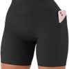SUUKSESS Women Cross Workout Shorts with Pockets 5" High Waist Booty Biker Short - Image 4