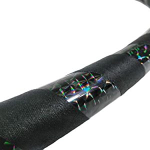 Black Cloud Hoop - Beginner Weighted Hoop for Exercise and Fitness - Made in USA