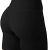 Womens Biker Yoga Shorts Crossover Summer 5" Inseam High Waisted Workout Athletic Running Short Pants - Image 2