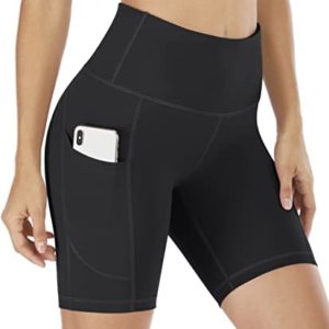 IUGA Workout Shorts for Women with Pockets High Waisted Biker Shorts for Women Yoga Shorts Running Shorts