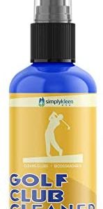 Simply Kleen USA Golf Club Cleaner for Drivers, Irons, Putters, Balls, and Grips, All-Purpose Surface Cleaning Spray, Removes Dirt, Grass, and Sand