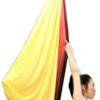 wellsem Aerial Yoga Hammock Aerial Pilates Silk Yoga Swing Set Include Carabiners Daisy Chain, Pose Guide 5.5 Yards Set - Image 4