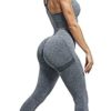 CHRLEISURE Butt Lifting Workout Leggings for Women, Scrunch Butt Gym Seamless Booty Tight - Image 4