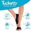 Tucketts Ballerina Toeless Non-Slip Grip Socks - Barre, Pilates, Dance, Home & Leisure, Pedicure - Size 5-9 - 1 pair - Image 4