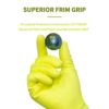 INFIMOR 6 Pairs Cut Resistant Gloves, CE Level 5 ANSI CUT 3 Protective Cutting Work Gloves for Women and Men, Firm Grip Construction Mechanics Gloves and Gardening Gloves(Yellow,XL) - Image 4