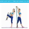 DEHUB Stretch Strap, Elastic Yoga Stretching Strap, Multi-Loop for Physical Therapy, Pilates, Yoga, Dance & Gymnastics Exercise and Flexible Pilates Stretch Band - Image 6