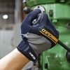 Ironclad Heavy Utility Work Gloves HUG, High Abrasion Resistance, Performance Fit, Durable, Machine Washable, Black & Grey Large - Image 3