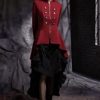 SCARLET DARKNESS Women Steampunk Jacket Medieval Pirate Renaissance Goth Costume - Image 3
