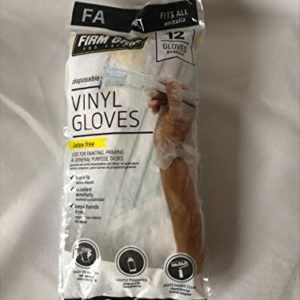 12 CT Vinyl Paint Gloves