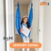 Gym1 Sensory Swing for Children and Adults, Nylon Hammock for Sensory Swinging Activities or Aerial Yoga Practice At Home, Attaches Easily to Gym1 Pull-Up Bar (Sold Separately), Measures 86” x 60” - Image 2