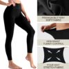 3 Pack Leggings for Women-No See-Through High Waisted Tummy Control Yoga Pants Workout Running Legging - Image 5