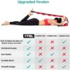 Stretching Strap with Loops - Non Elastic Stretch Band for Physical Therapy, Yoga Strap for Stretching Equipment, Stretch Bands for Exercise and Flexibility - Fascia, Hamstring & Leg Stretcher Belt - Image 8