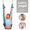 Sotech Aerial Yoga Swing Set, Yoga Hammock, Anti-Gravity Sling Kit, Inversion Swing Exercises with 2 Extension Daisy Straps and 4 Carabiners - for Beginners and Kids - Image 7