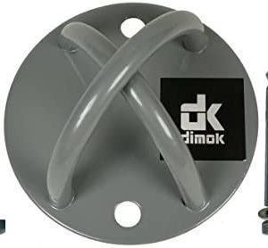 dimok Battle Rope Anchor Ceiling Mount for Suspension Straps Yoga Swing Brackets Resistance Trainer Wall Mount Anchor for Gymnastic Rings Boxing Equipment Heavy Bag …