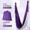 ZELUS Trapeze Inversion Exercises Include 3 Extensions Straps and Ceiling Mounting Kit, Aerial Yoga Swing Sling Strong Yoga Hammock Kit Set - Image 7