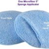 Leather CPR Cleaner & Conditioner 5 Inch Round Lint-Free Microfiber Applicator. Covers Leather Surfaces Quickly and Easily While Using Less Cream. Finger Pocket Provides Firm Grip. Washable & Reusable - Image 3