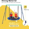 VIVOHOME Metal Frame Full Steel Swing Stand, Hold up to 440 lbs, Saucer Swing NOT Included - Image 3